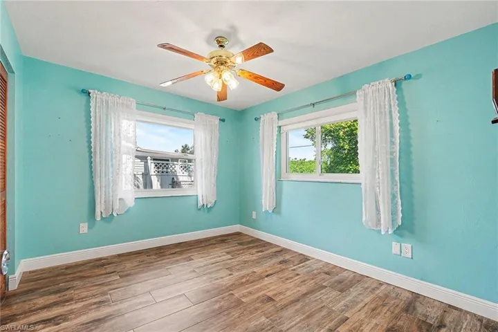 The 2nd bedroom (guest bedroom) is 11' x 10' with lots of natural sunlight, when you want it