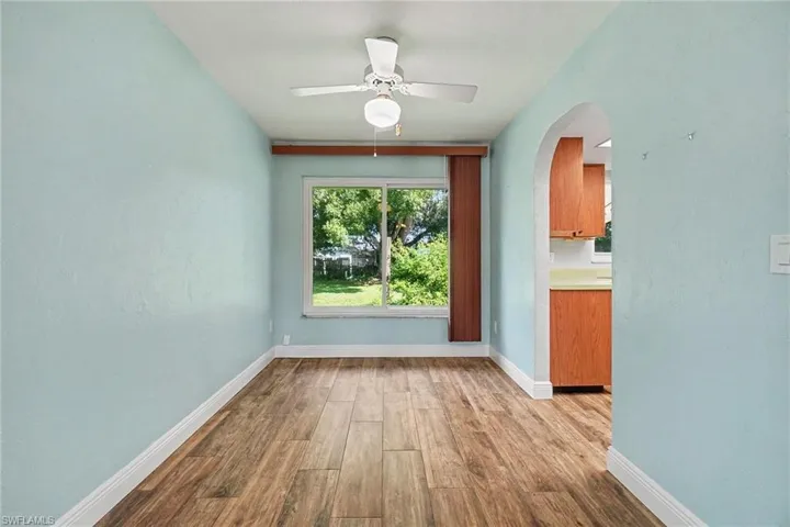 Located in between your kitchen & living room