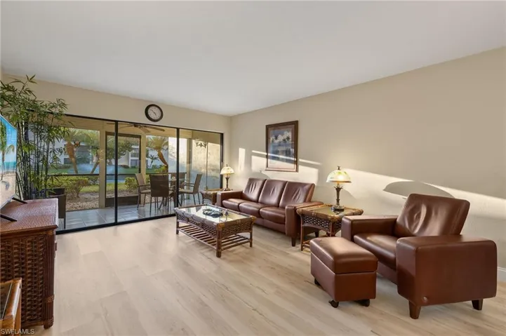 Living room featuring light hardwood / wood-style floors