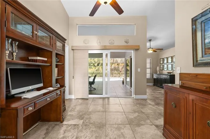 Office space or informal dining area.