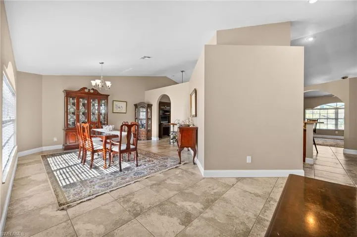 Formal dining or living room upon entry.