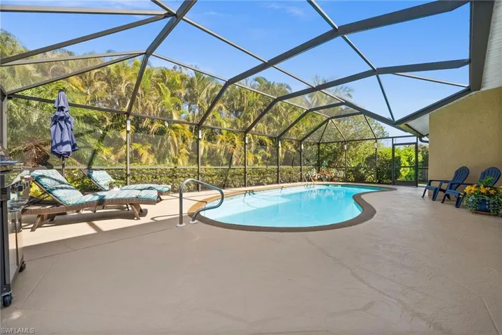 Repainted pool deck