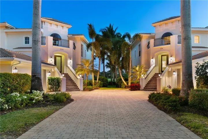 Surrounding community with stairway