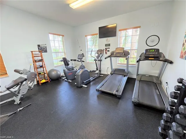 View of FLT's Fitness Room