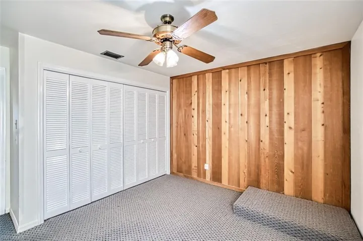 Front ground floor bedroom with oversized close.