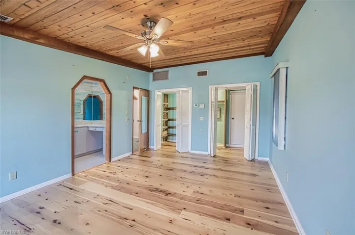 Primary Bedroom with 12 x 4 walk-in closet