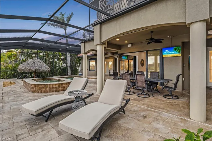 The landscape throughout the home is mature and provides privacy from both neighbors - a true retreat!