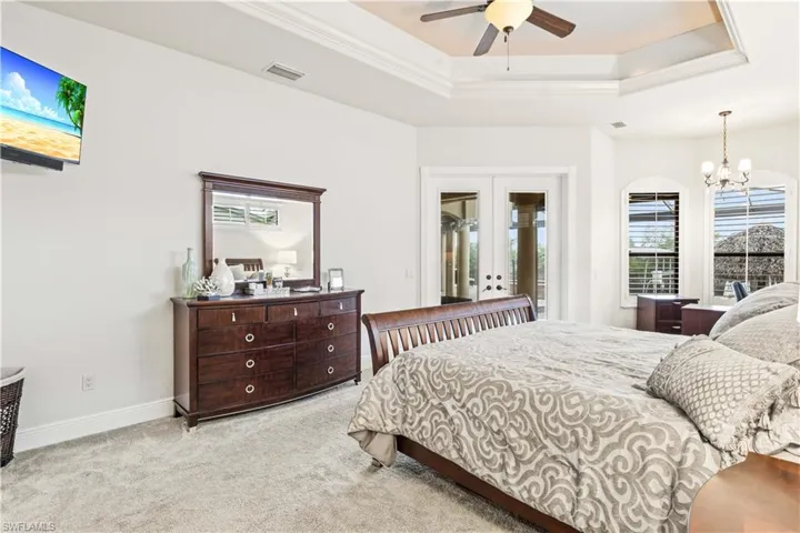 Another view of the master bedroom - imagine waking up to this view out your window every morning!