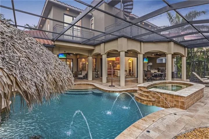 Another view of the pool area and all the details!