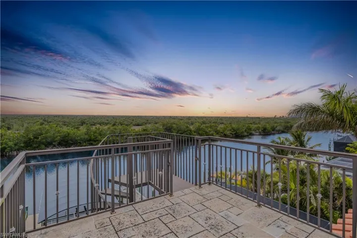 Sunset view looking out into the mangroves and the beauty that surrounds us - heaven on earth!