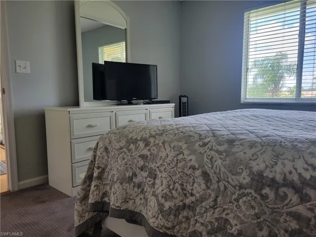 Master bedroom room also has golf course view