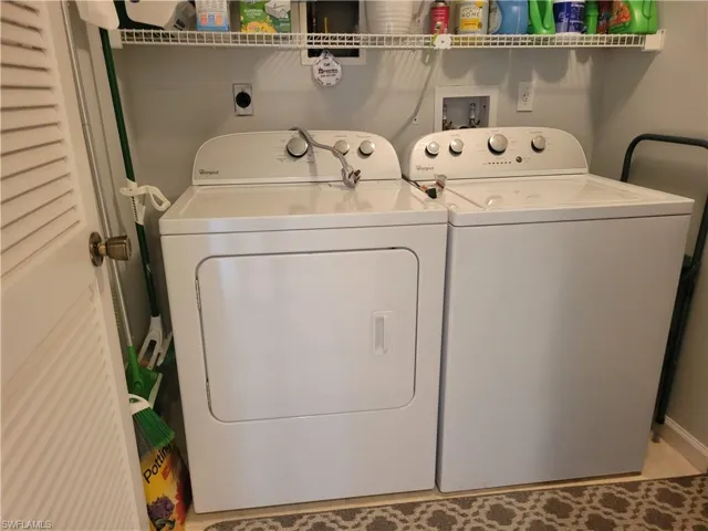 Newer Whirlpool washer and dryer