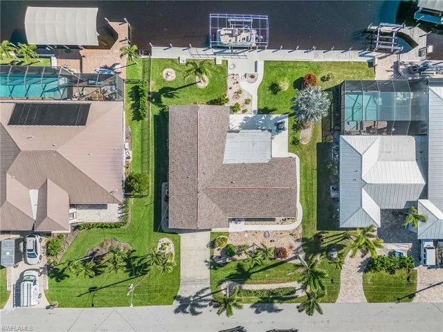 Meticulously maintained yard and home.