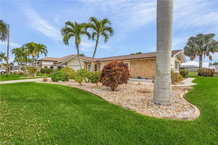 Mature and low maintenance landscaping.
