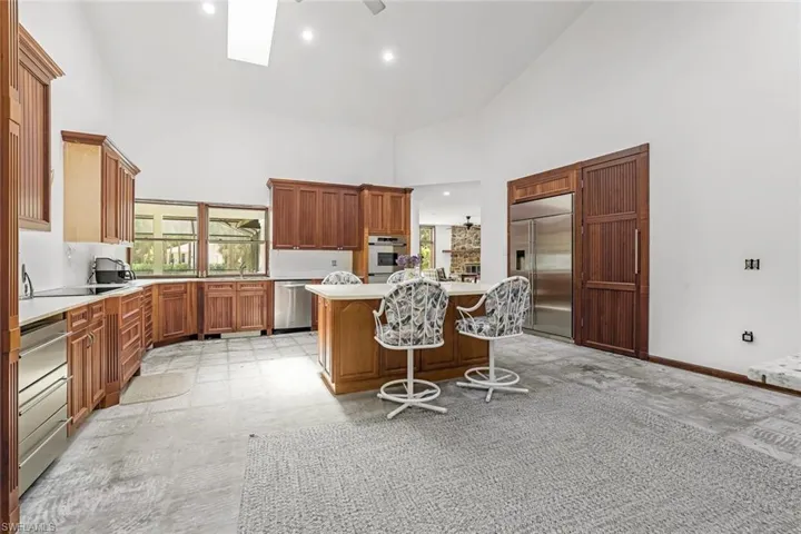 Kitchen ceiling close to 17 feet!