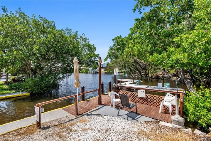 View of boat ramp