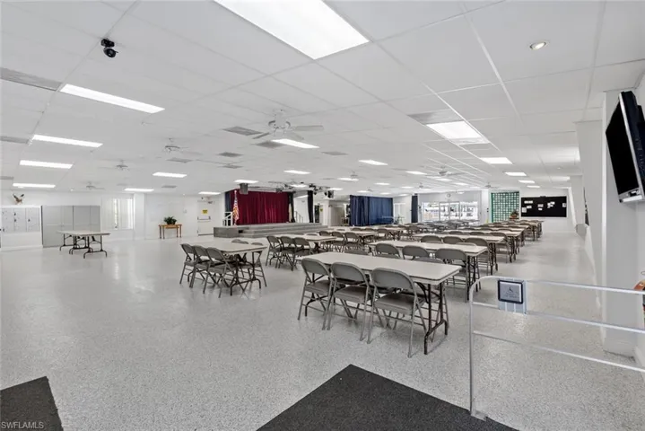 Inside clubhouse