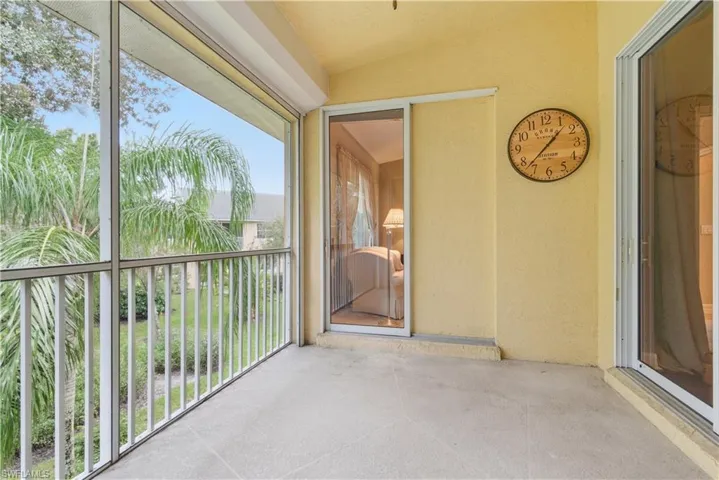 Balcony with a sunroom