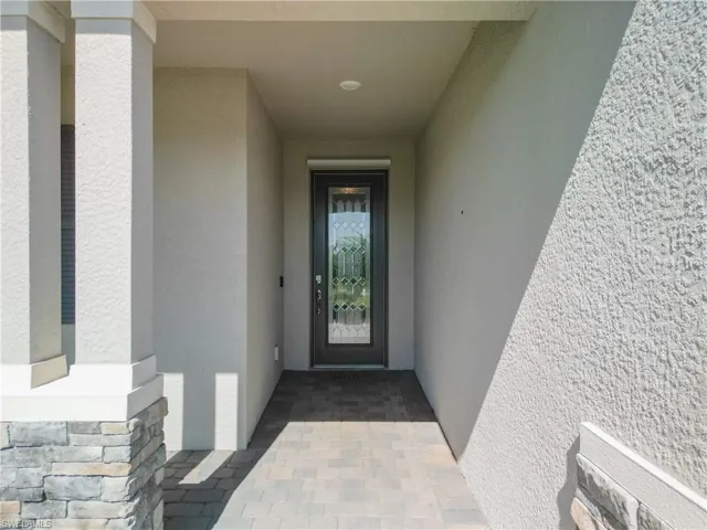 View of exterior entry