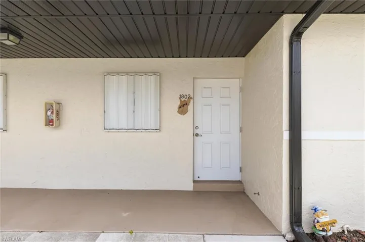 View of entrance to property