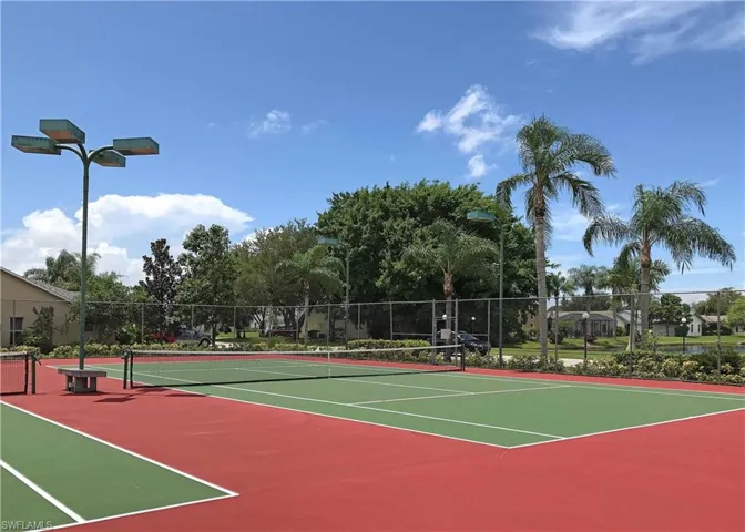 Lighted Tennis/Basketball Court