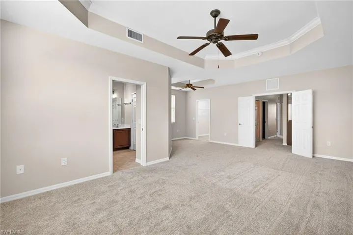 Primary suite with sitting area