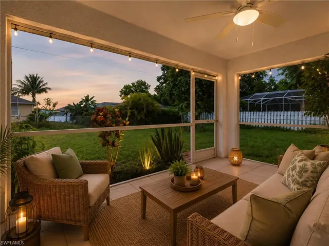 Screened Lanai - Virtually Staged