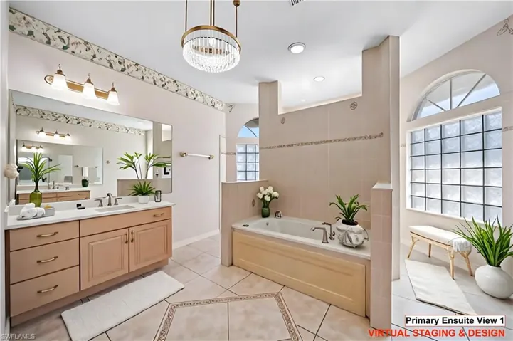 Primary Ensuite Staged View 1
