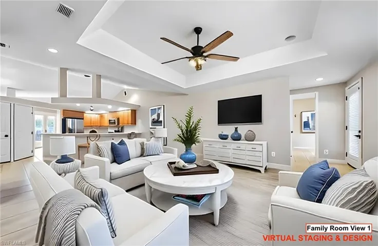 Familyroom View 1 Staged