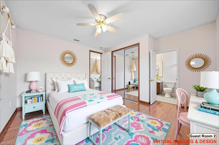 Guest Room 2 Staged