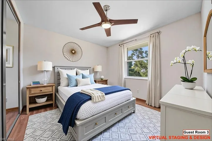 Guest Room 3 Staged