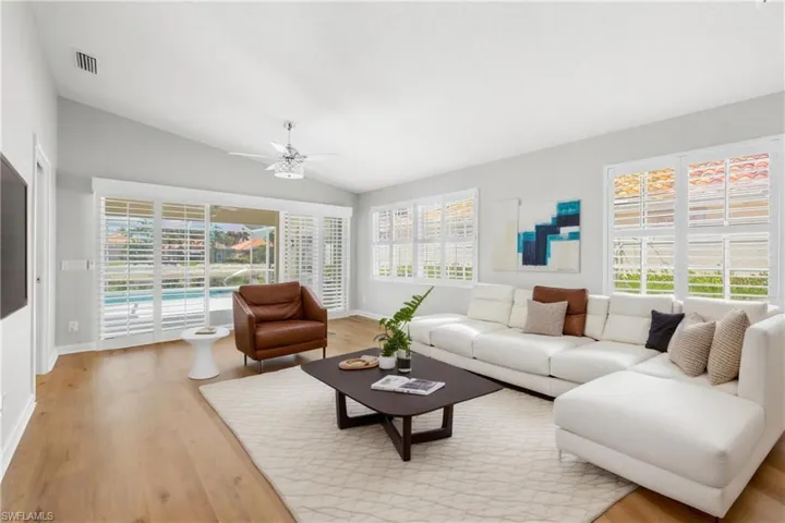 Virtual staging for living room