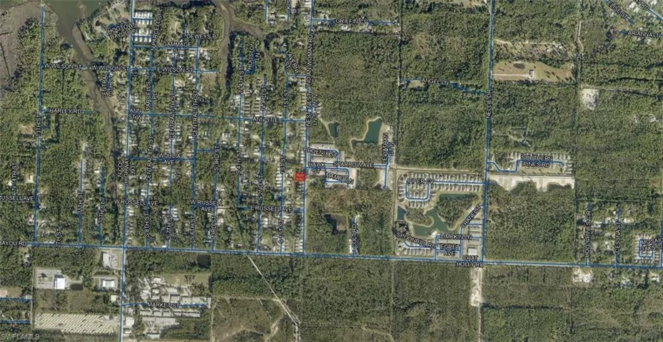 Property Location Map. Illustrating the geographic coordinates of the property