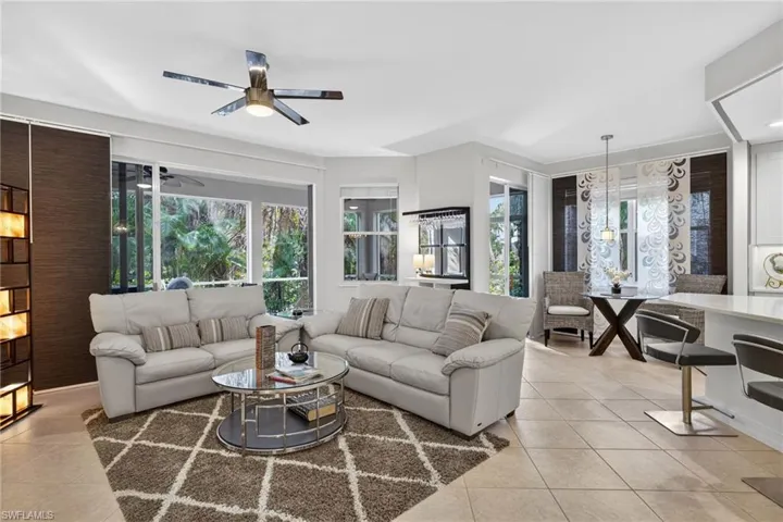 Great room opens to lanai