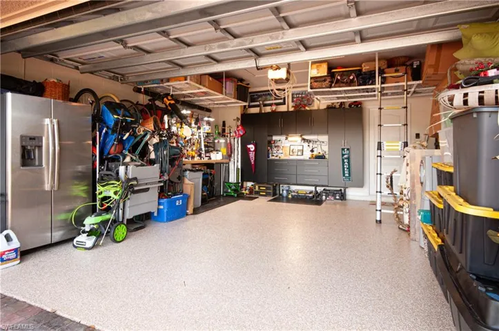 Built in shelving and storage