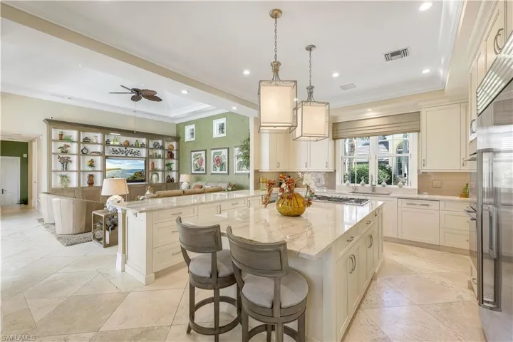View of den/family room from kitchen.