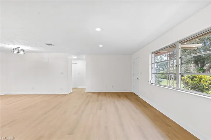 Unfurnished room featuring light hardwood / wood-style floors