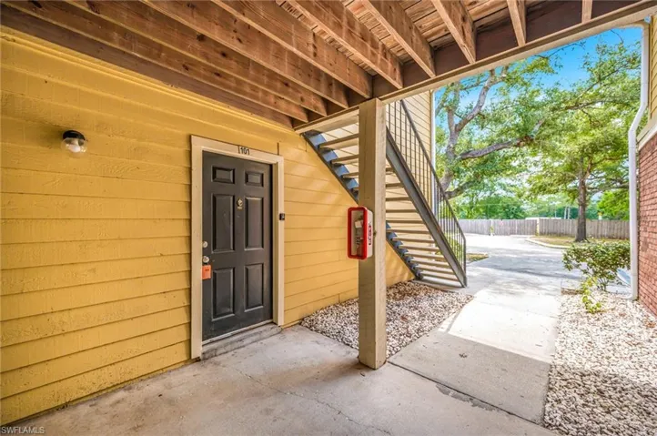 Doorway to property