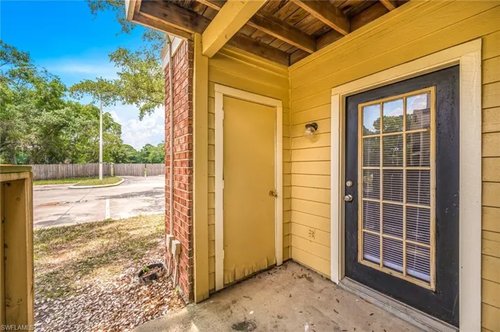 Doorway to property
