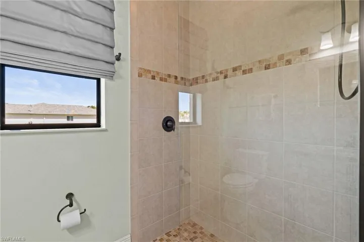 2nd Bathroom with tiled shower