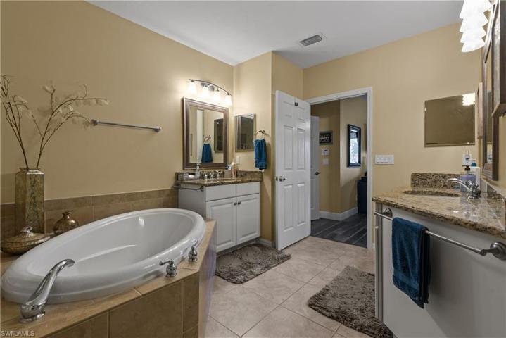 Dual vanities in the primary bath