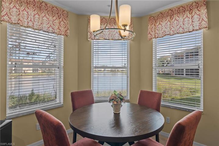 Lovely water view from your eat-in kitchen