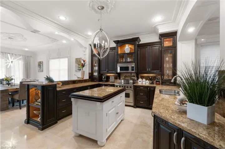 Fabulous state-of-the-art kitchen.