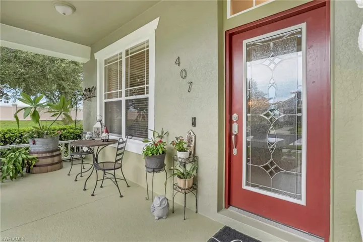 View of exterior entry