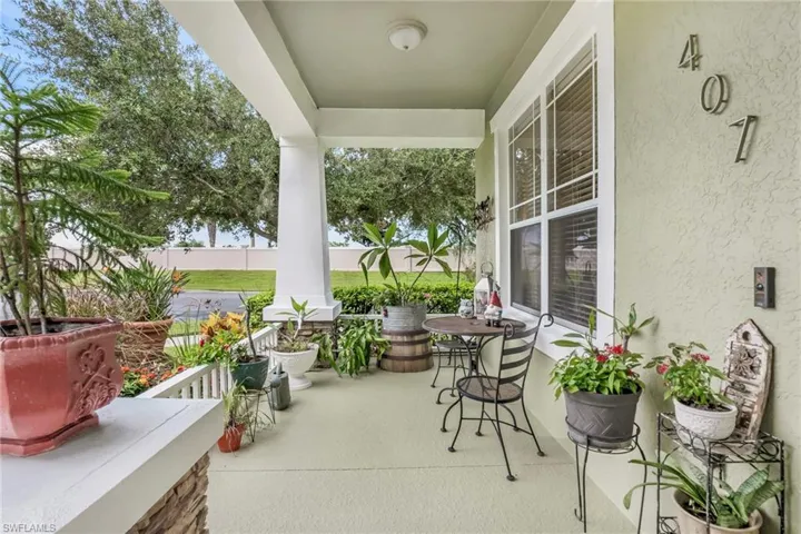 View of patio