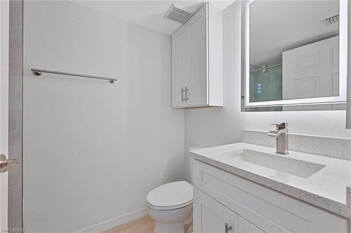 Recently remodeled bathroom.
