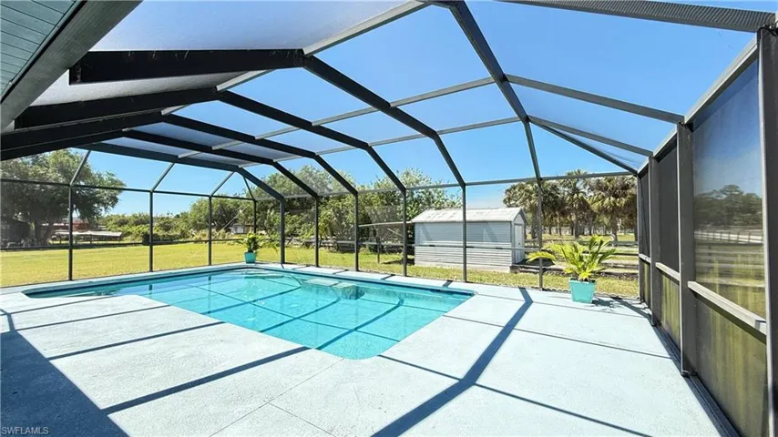 Large patio deck