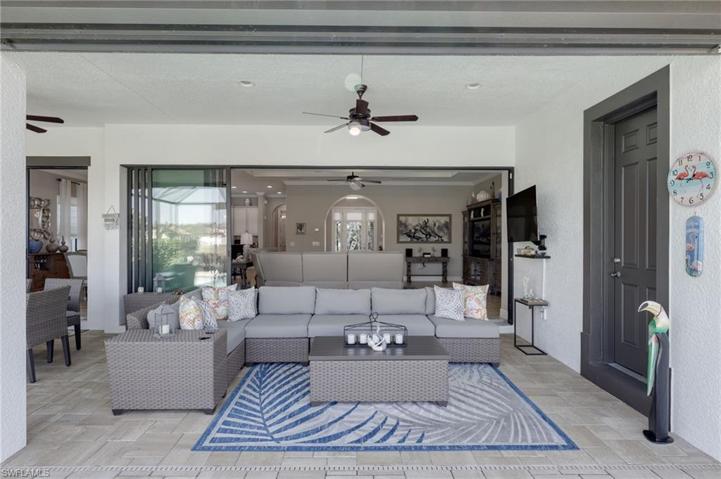 Entertainment Area under covered lanai