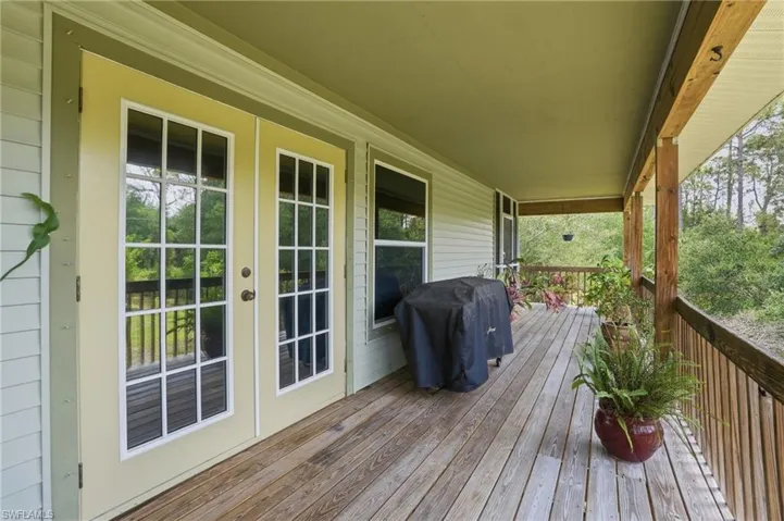 Wrap around deck