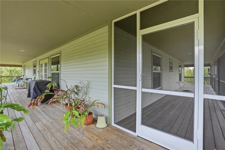Wrap around deck